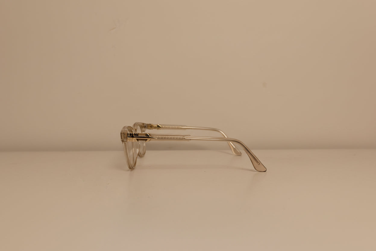 Lunettes beige (logo sticker)