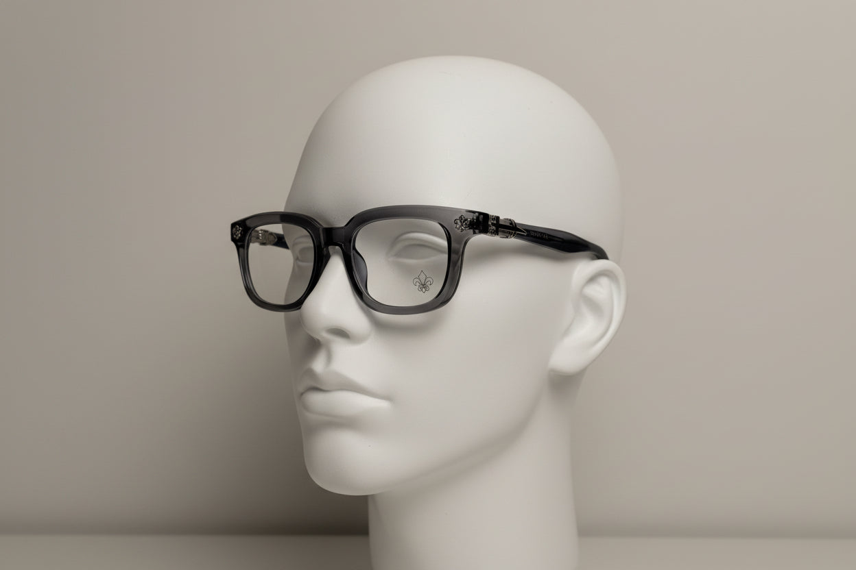 Lunettes grises foncé