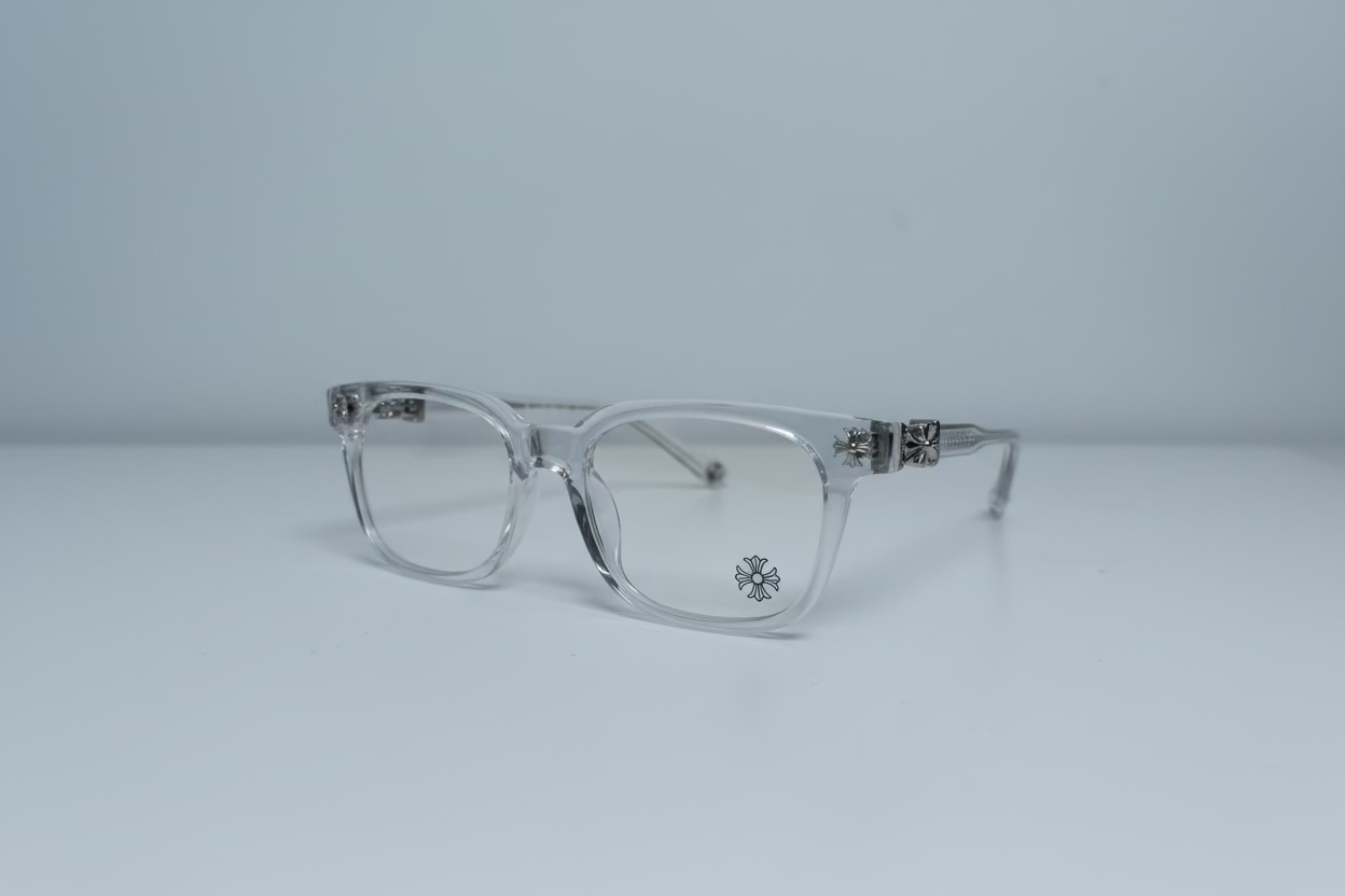 Lunettes transparentes