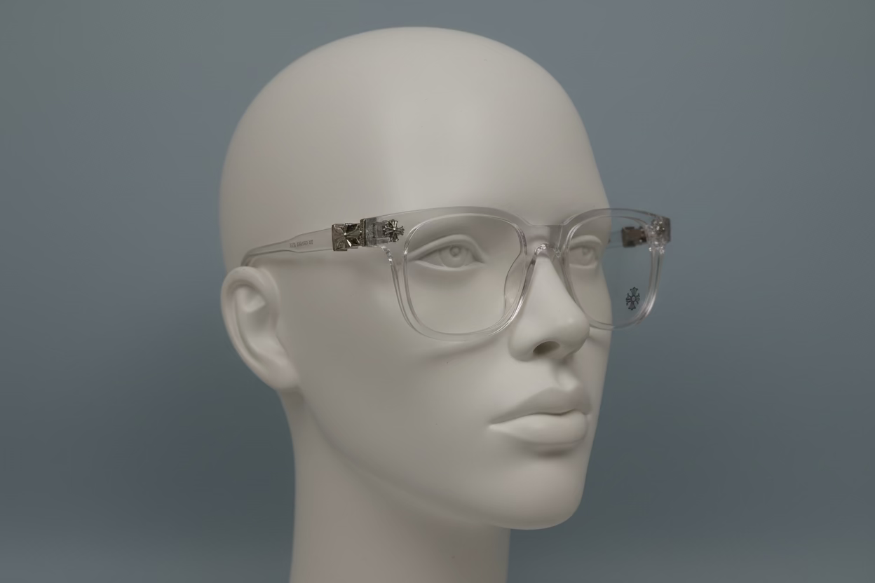 Lunettes transparentes